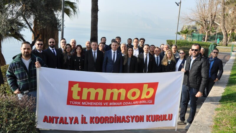 TMMOB ANTALYA İL KOORDİNASYON KURULU BASIN AÇIKLAMASI “İŞ CİNAYETLERİ KADER DEĞİLDİR”