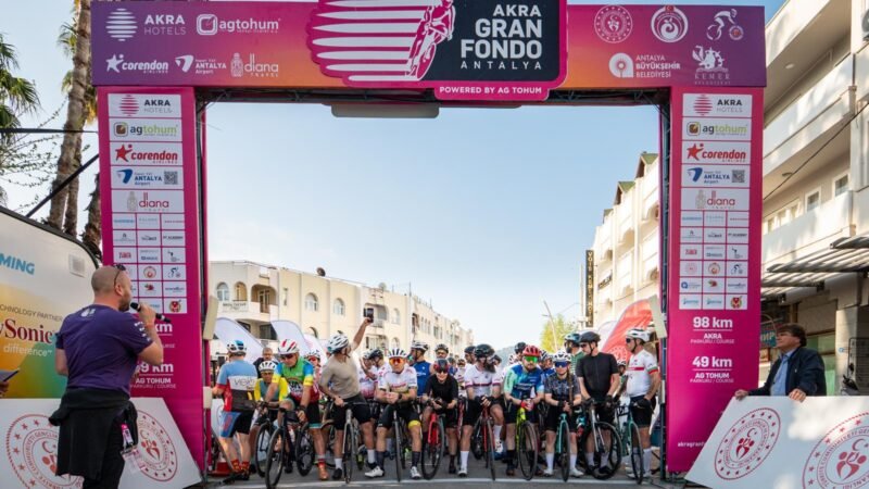 AKRA GranFondo Antalya’da pedallar ‘Yeşil Gelecek’ için dönecek