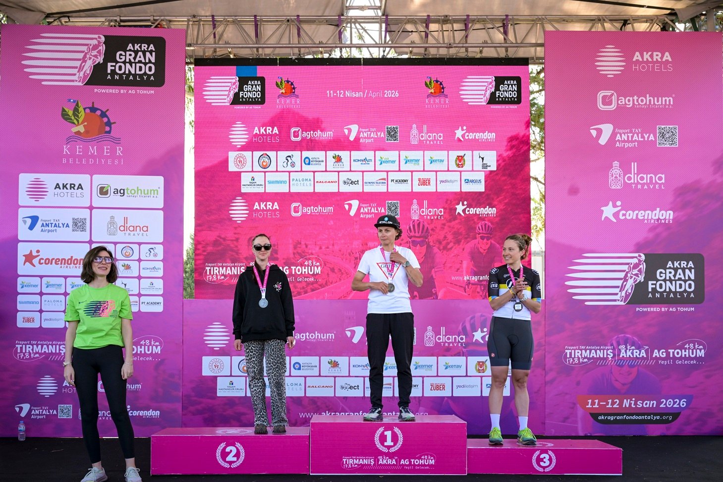 AKRA Gran Fondo Antalya’da madalyalar sahiplerini buldu