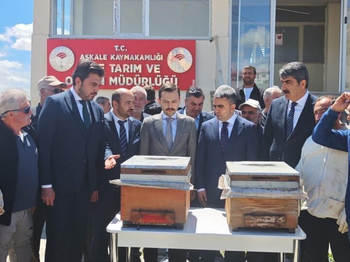Akfen Yenilenebilir Enerji’den Dünya Arı Günü Kapsamında Aşkale’de Üreticilere Yüzde 70 Hibeli Arılı Kovan Desteği