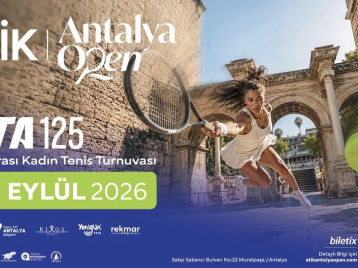 28 ülkeden yaklaşık 60 kadın tenisçinin mücadele ettiği ATİK Antalya Open WTA 125 başladı.